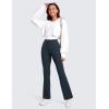 imageCRZ YOGA 4Way Stretch Flare Womens Pants Tall 31quot Dress Work Casual High Waisted Lounge Pants with Zip PocketsTrue Navy