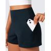 imageCRZ YOGA Butterlift Shorts for Women High Waisted Yoga Casual Lounge Workout Shorts with Pockets LinerlessTrue Navy