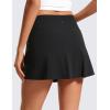 imageCRZ YOGA Butterluxe Skirts for Women High Waisted A Line Tennis Golf Athletic Casual Skorts with PocketsBlack
