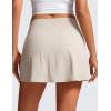 imageCRZ YOGA Butterluxe Skirts for Women High Waisted A Line Tennis Golf Athletic Casual Skorts with PocketsMojave Tan