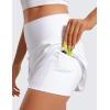 imageCRZ YOGA Butterluxe Skirts for Women High Waisted A Line Tennis Golf Athletic Casual Skorts with PocketsWhite