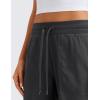 imageCRZ YOGA Lightweight Casual Cargo Pants for Women 30quot Adjustable Ruched Straight Leg Work Travel Workout Athletic Hiking PantInk Gray