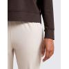 imageCRZ YOGA Lightweight Pullover Sweatshirt for Women Long Sleeve Soft Casual Crewneck Tops Basic Workout Fall Sweat ShirtsHot Fudge Brown