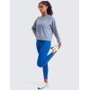 imageCRZ YOGA Lightweight Pullover Sweatshirt for Women Long Sleeve Soft Casual Crewneck Tops Basic Workout Fall Sweat ShirtsSlate Blue