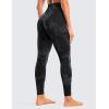 imageCRZ YOGA Womens Butterluxe Cross Waist Workout Leggings 28quot  V Crossover High Waisted Gym Athletic Yoga LeggingsBlack Tie Dye Flowers