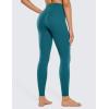imageCRZ YOGA Womens Butterluxe Cross Waist Workout Leggings 28quot  V Crossover High Waisted Gym Athletic Yoga LeggingsBorealis Green