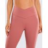 imageCRZ YOGA Womens Butterluxe Cross Waist Workout Leggings 28quot  V Crossover High Waisted Gym Athletic Yoga LeggingsBriar Rose