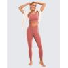 imageCRZ YOGA Womens Butterluxe Cross Waist Workout Leggings 28quot  V Crossover High Waisted Gym Athletic Yoga LeggingsBriar Rose
