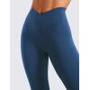 imageCRZ YOGA Womens Butterluxe Cross Waist Workout Leggings 28quot  V Crossover High Waisted Gym Athletic Yoga LeggingsFrench Navy