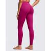 imageCRZ YOGA Womens Butterluxe Cross Waist Workout Leggings 28quot  V Crossover High Waisted Gym Athletic Yoga LeggingsMagenta Purple