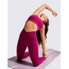 imageCRZ YOGA Womens Butterluxe Cross Waist Workout Leggings 28quot  V Crossover High Waisted Gym Athletic Yoga LeggingsMagenta Purple