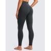 imageCRZ YOGA Womens Butterluxe Cross Waist Workout Leggings 28quot  V Crossover High Waisted Gym Athletic Yoga LeggingsMelanite