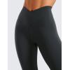 imageCRZ YOGA Womens Butterluxe Cross Waist Workout Leggings 28quot  V Crossover High Waisted Gym Athletic Yoga LeggingsMelanite