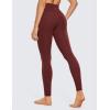 imageCRZ YOGA Womens Butterluxe Cross Waist Workout Leggings 28quot  V Crossover High Waisted Gym Athletic Yoga LeggingsNoctilucence Red