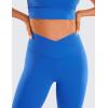 imageCRZ YOGA Womens Butterluxe Cross Waist Workout Leggings 28quot  V Crossover High Waisted Gym Athletic Yoga LeggingsSparkle Blue