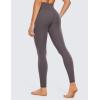 imageCRZ YOGA Womens Butterluxe Cross Waist Workout Leggings 28quot  V Crossover High Waisted Gym Athletic Yoga LeggingsTornado Grey