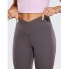 imageCRZ YOGA Womens Butterluxe Cross Waist Workout Leggings 28quot  V Crossover High Waisted Gym Athletic Yoga LeggingsTornado Grey