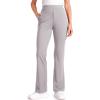 imageCRZ YOGA 4Way Stretch Flare Womens Pants Tall 31quot Dress Work Casual High Waisted Lounge Pants with Zip PocketsGull Gray