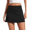 imageCRZ YOGA Butterluxe Skirts for Women High Waisted A Line Tennis Golf Athletic Casual Skorts with PocketsBlack
