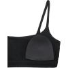 imageCRZ YOGA Butterbreeze Scoop Neck Sports Bras for Women  Spaghetti Straps Wireless Workout Padded Gym Cami TopBlack