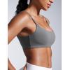 imageCRZ YOGA Butterbreeze Scoop Neck Sports Bras for Women  Spaghetti Straps Wireless Workout Padded Gym Cami TopLava Smoke Grey