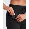 imageCRZ YOGA Casual Workout Jogger for Women 285quot  Tapered Lightweight Stretch Athletic Outdoor Pants with PocketsBlack