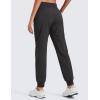 imageCRZ YOGA Casual Workout Jogger for Women 285quot  Tapered Lightweight Stretch Athletic Outdoor Pants with PocketsInk Gray