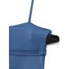 imageCRZ YOGA Womens Butterluxe Tennis Dress Spaghetti Strap Casual Athletic Sports Outfits with Builtin Shorts and BrasPitch Blue