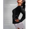 imageCRZ YOGA Womens Cloudweight Long Sleeve Workout Tops Lightweight Athletic Basic Shirts Soft Casual TShirt with Thumb HoleBlack
