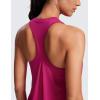 imageCRZ YOGA Womens Racerback Yoga Tank Tops High Crewneck Soft Casual Workout Sleeveless Flowy ShirtsGranita Pink