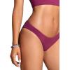 imageCRZ YOGA Womens Bikini Bottom Low Waisted Bathing Swimsuit Shorts Cheeky Swim BriefsFuchsia