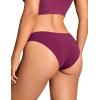 imageCRZ YOGA Womens Bikini Bottom Low Waisted Bathing Swimsuit Shorts Cheeky Swim BriefsFuchsia