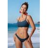 imageCRZ YOGA Womens Bikini Bottom Low Waisted Bathing Swimsuit Shorts Cheeky Swim BriefsInsignia Blue