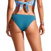 imageCRZ YOGA Womens Bikini Bottom Low Waisted Bathing Swimsuit Shorts Cheeky Swim BriefsSapphire Blue