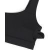 imageCRZ YOGA Womens Scoop Neck Bikini Tops Wide Straps U Back Bathing Suit Swimsuit Push Up Padded Sports BraBlack