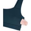 imageCRZ YOGA Womens Scoop Neck Bikini Tops Wide Straps U Back Bathing Suit Swimsuit Push Up Padded Sports BraInsignia Blue