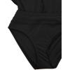 imageCRZ YOGA Womens Swim Board Shorts 3 High Waisted Quick Dry Beach Swimwear Bottoms Bathing Trunks with LinerBlack