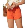 imageCRZ YOGA Womens Swim Board Shorts 3 High Waisted Quick Dry Beach Swimwear Bottoms Bathing Trunks with LinerCoral