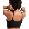 imageCRZ YOGA Womens V Neck Bikini Tops Adjustable Spaghetti Straps Bathing Suit Sexy Swimsuit PaddedBlack