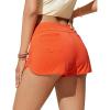 imageCRZ YOGA Womens Swim Board Shorts 3 High Waisted Quick Dry Beach Swimwear Bottoms Bathing Trunks with LinerCoral