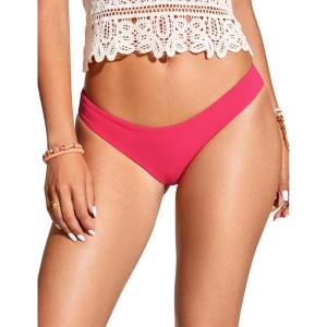 imageCRZ YOGA Womens Bikini Bottom Low Waisted Bathing Swimsuit Shorts Cheeky Swim BriefsMagenta
