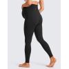 imageCRZ YOGA Butterluxe Extra Long Maternity Leggings for Tall Women 30 Workout Yoga Lounge Pants Over The Belly Pregnancy SoftBlack