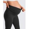 imageCRZ YOGA Butterluxe Extra Long Maternity Leggings for Tall Women 30 Workout Yoga Lounge Pants Over The Belly Pregnancy SoftBlack