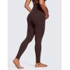 imageCRZ YOGA Butterluxe Extra Long Maternity Leggings for Tall Women 30 Workout Yoga Lounge Pants Over The Belly Pregnancy SoftHot Fudge Brown