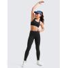 imageCRZ YOGA Girls Butterluxe Full Length Athletic Leggings  Kids High Waist Lounge Pants Active Dance Running Yoga TightsBlack