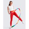 imageCRZ YOGA Girls Butterluxe Full Length Athletic Leggings  Kids High Waist Lounge Pants Active Dance Running Yoga TightsDeep Red