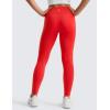 imageCRZ YOGA Girls Butterluxe Full Length Athletic Leggings  Kids High Waist Lounge Pants Active Dance Running Yoga TightsDeep Red