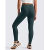 imageCRZ YOGA Girls Butterluxe Full Length Athletic Leggings  Kids High Waist Lounge Pants Active Dance Running Yoga TightsForest Dark Green
