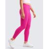 imageCRZ YOGA Girls Butterluxe Full Length Athletic Leggings  Kids High Waist Lounge Pants Active Dance Running Yoga TightsHibiscus Purple