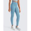 imageCRZ YOGA Girls Butterluxe Full Length Athletic Leggings  Kids High Waist Lounge Pants Active Dance Running Yoga TightsPure Blue